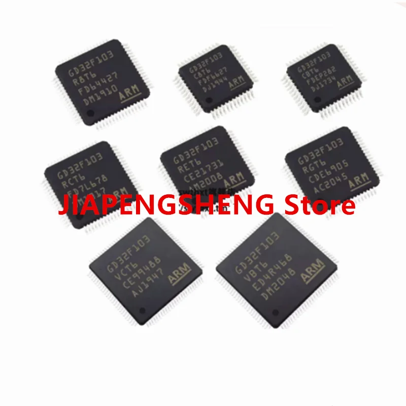 32-bit MCU Microcontroller, GD32F103C8T6, GD32E103C8T6, GD32F103RCT6, GD32F103VCT6, GD32F103VET6, GD32F103CBT6, 50Pcs