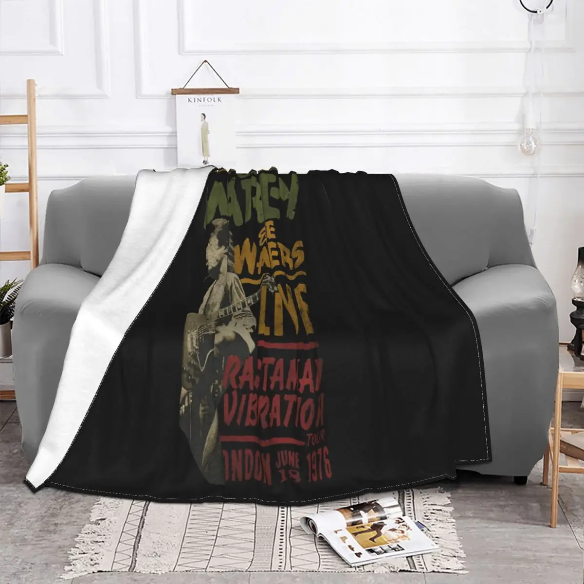 Bob Marley Rastaman Vibration Tour 76 Official Merchandise M L Xl Neu Hipster Womens Pride Low Price Throw Blanket