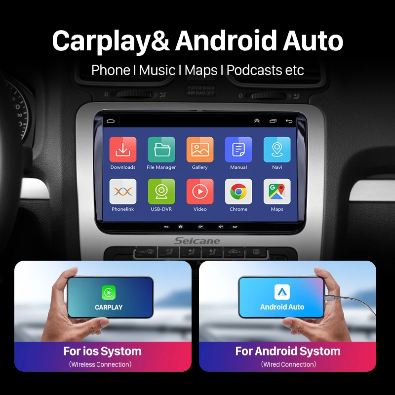 7 9 10 inch 2 din Android 13 Carplay Universal Car Radio Stereo GPS for hyundai vw toyota honda nissan kia Multimedia Player