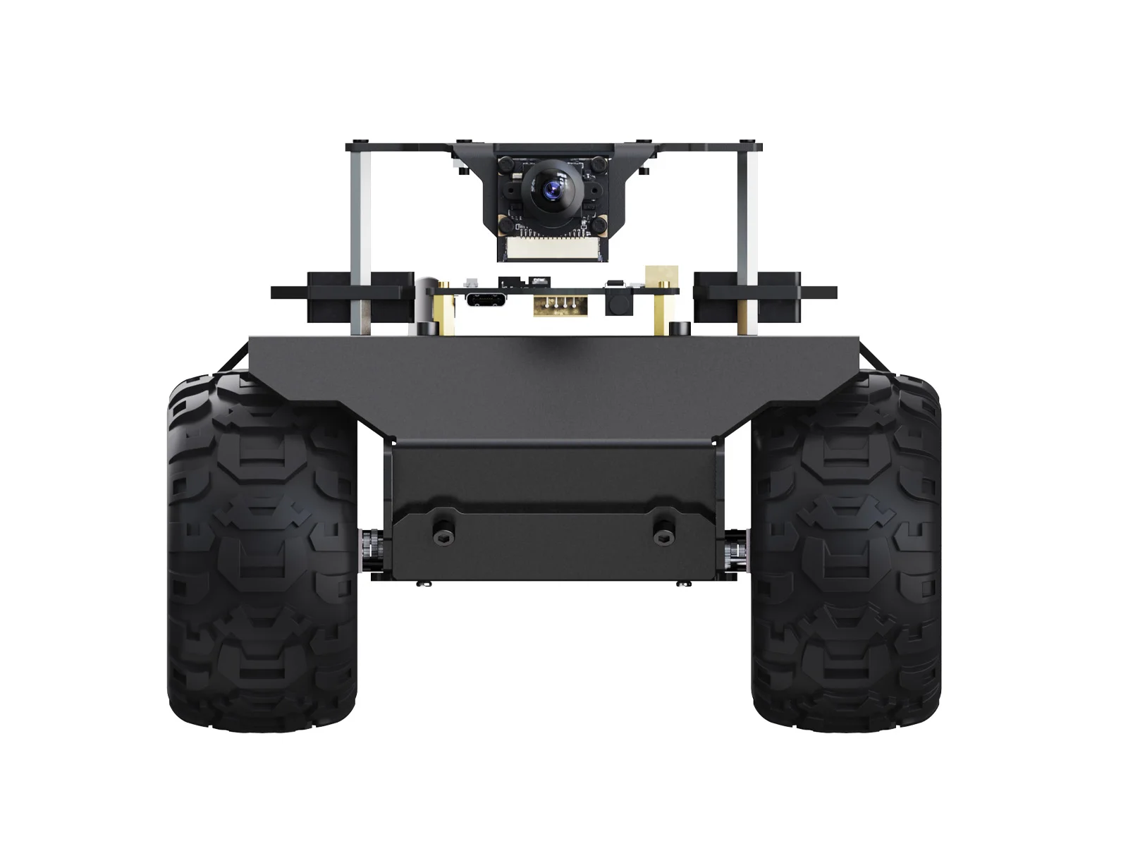 RaspRover-Kit d'Acce PI4B AI sans Caméra Panoramique Tech/Pi 4B, Robot OversiAI Open Source, Vision par Ordinateur, pour Pi 4B