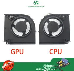 Laptop CPU GPU Cooling Fan DC12V 0.6A 4-Pin for Gigabyte Aorus 17X AZF RTX 4090