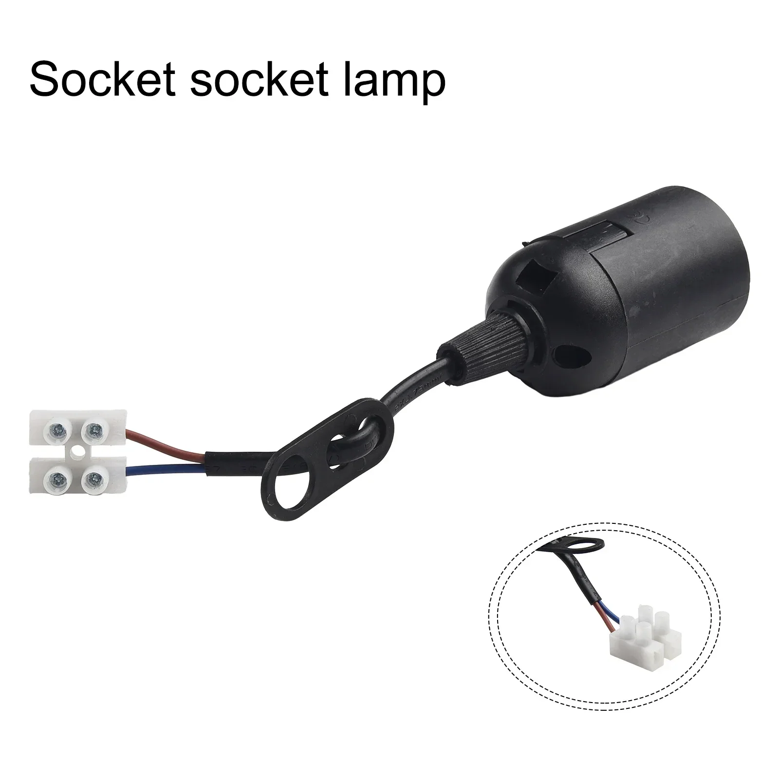 

50g Lamp Holder Lighting Accessories Practical Chandelier Clamp Construction Socket With 2-pole 50 X 50 X 50 Mm