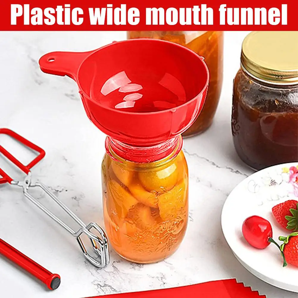 Wide Mouth Funnel for Pint Canning Jars Pcs Plastic Funnel Versatile Design for Easy Pouring