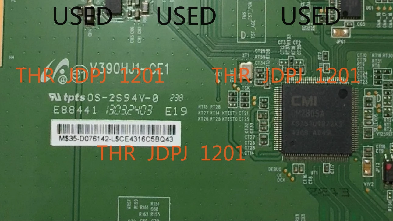 لوحة المنطق DB T-CON V390HJ1-CE1 مناسبة للتلفزيون 39LN5100-CC 39LN540V-ZA 39LN575V-ZE TX-L39EM5E 39LN575S TH-L39EM58C #2