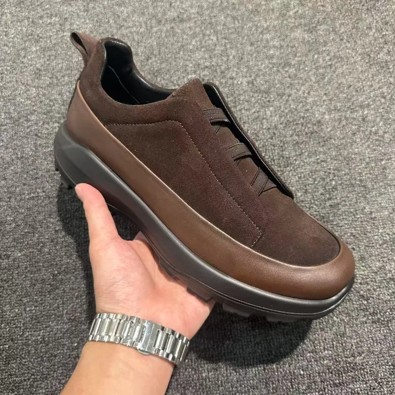 2026 New Trend Hiking Sneakers For Man Anti-Slip Outdoor Walking Shoe Slip-on Climbing Men Shoes Wearable Men Shoes Mountain