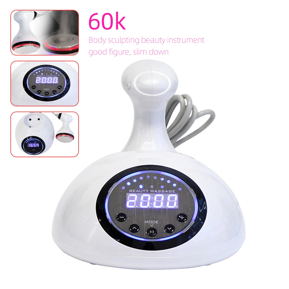 ใหม่ Body Slimming Ultrasonic Cavitation เครื่องลดน้ําหนัก Anti-wrinkle Anti-cellulite เครื่อง Burner ไขมันหน้าท้อง