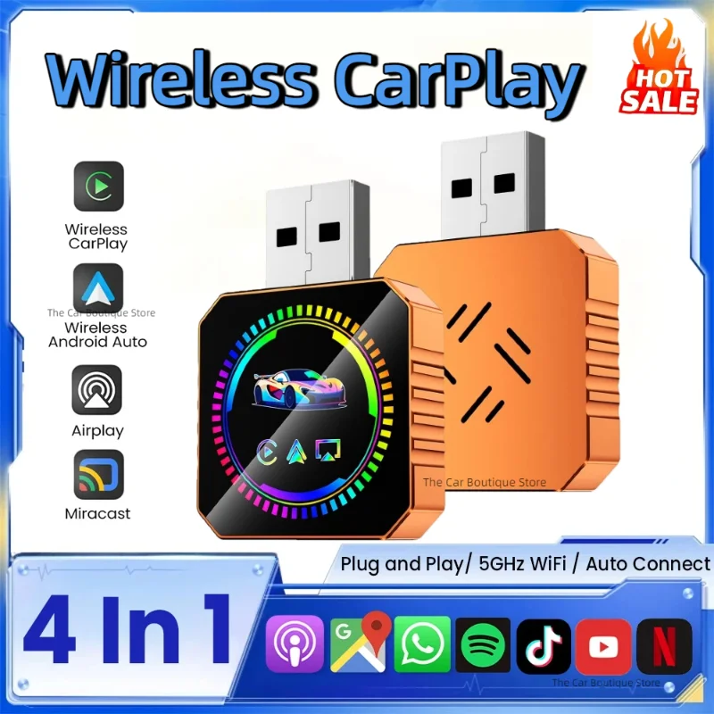 4-In-1 Carplay Mirr…