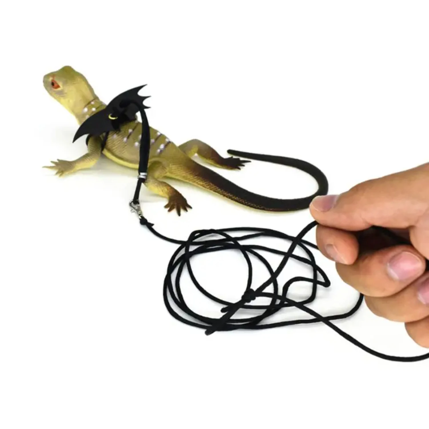 Stylish Comfortable Ultimate Adjustable Leash Harness for Small Pet Iguanas Bearded Dragon Amphibians - Durable Easy-to-Handle D