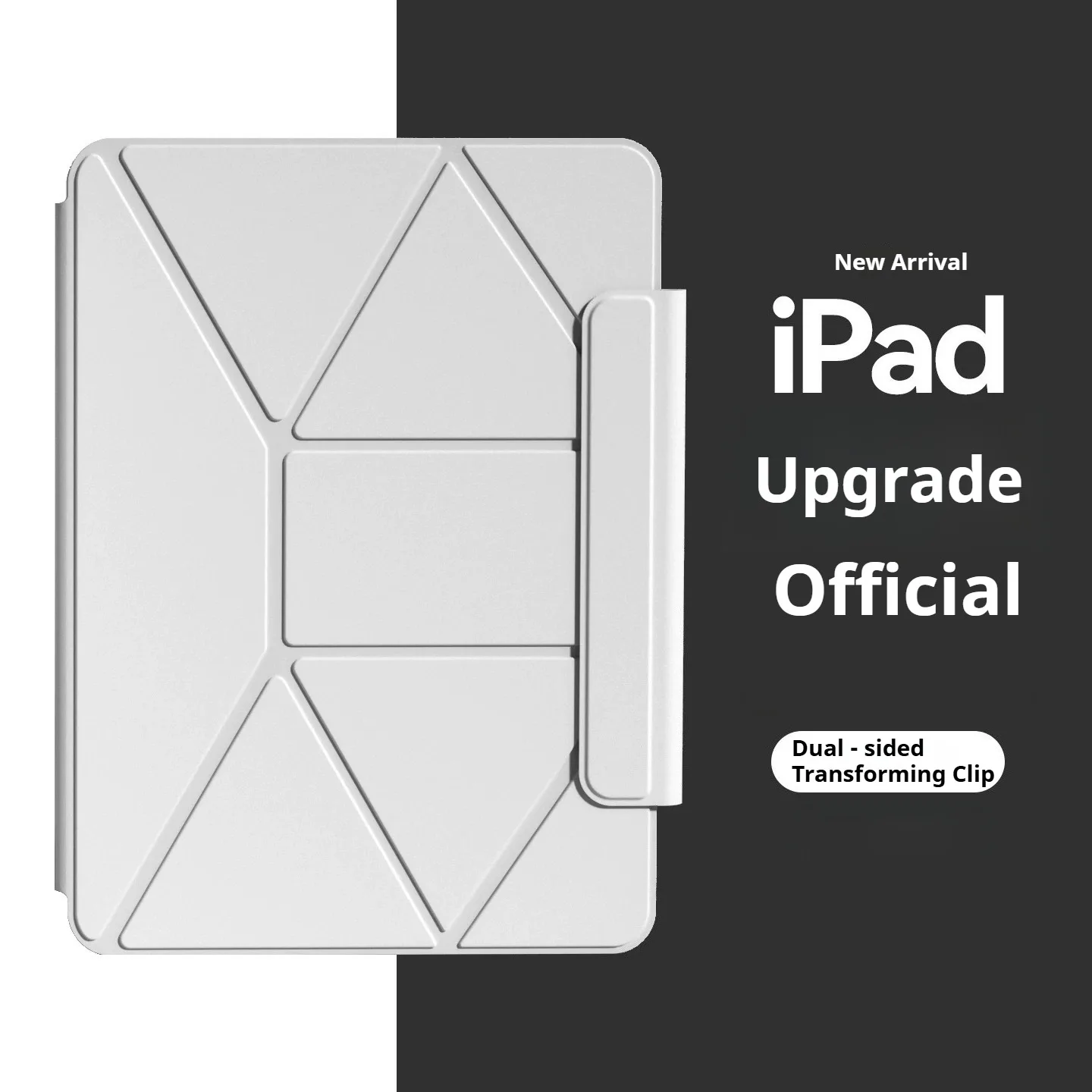 RBP iPad A16 10/11th Increase Height Bracket Case, iPad Pro 11 12.9 13 Air 11 4/5/6/7/8th Mini 6/7th Magnetic Detachable Case