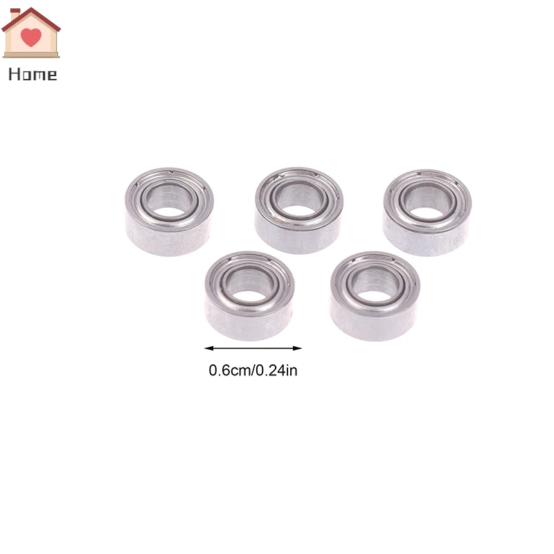 محامل كروية فولاذية مصغرة لبكرة الصيد ، محامل عالية السرعة ، ABEC 7 ، MR63 ZZ ، 5 x MR63zz ، محامل 3x6x outful ، ملحقات المحرك