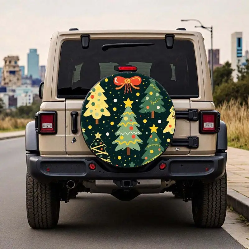 

Чехол для рождественской елки, чехол для запасного колеса, сверхмощный для Jeep Wrangler SUV RV Off Road