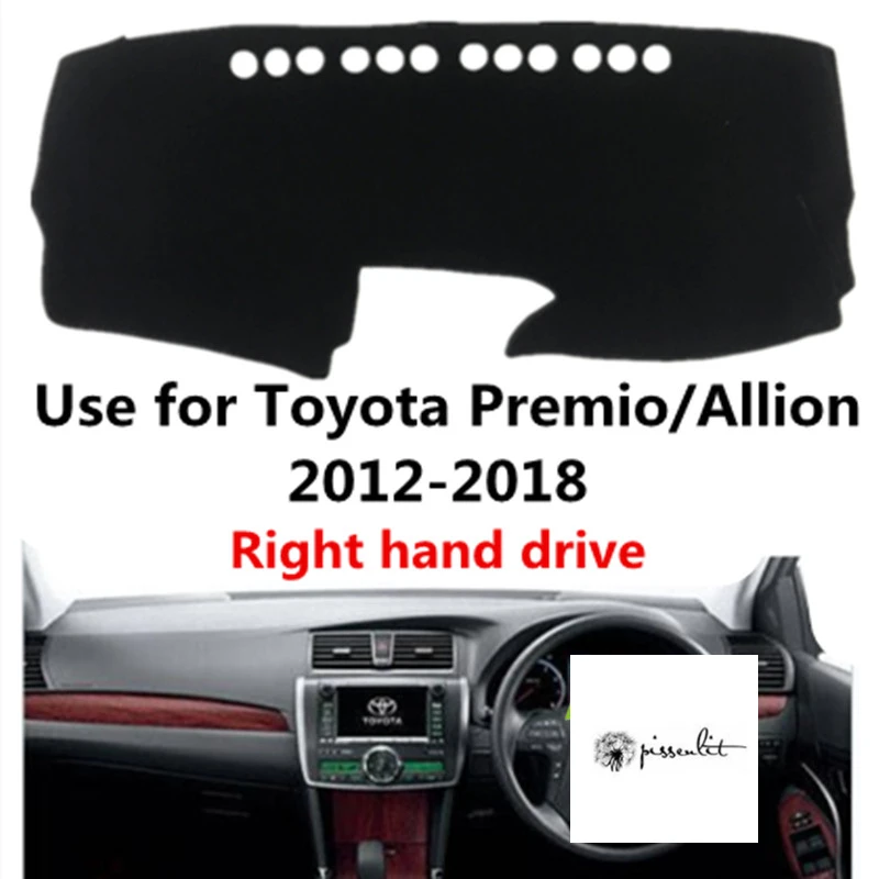 Pissenlit Right Hand Drive Polyester Car Dashboard Cover DashMat for Toyota Premio Allion 2012 2013 2014 2015 2016 2017 2018