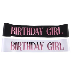 2022 NEW BIRTHDAY GIRL and BIRTHDAY QUEEN Birthday Party Ribbon Fashion Party Satin Cloth Belt Shoulder Straps
