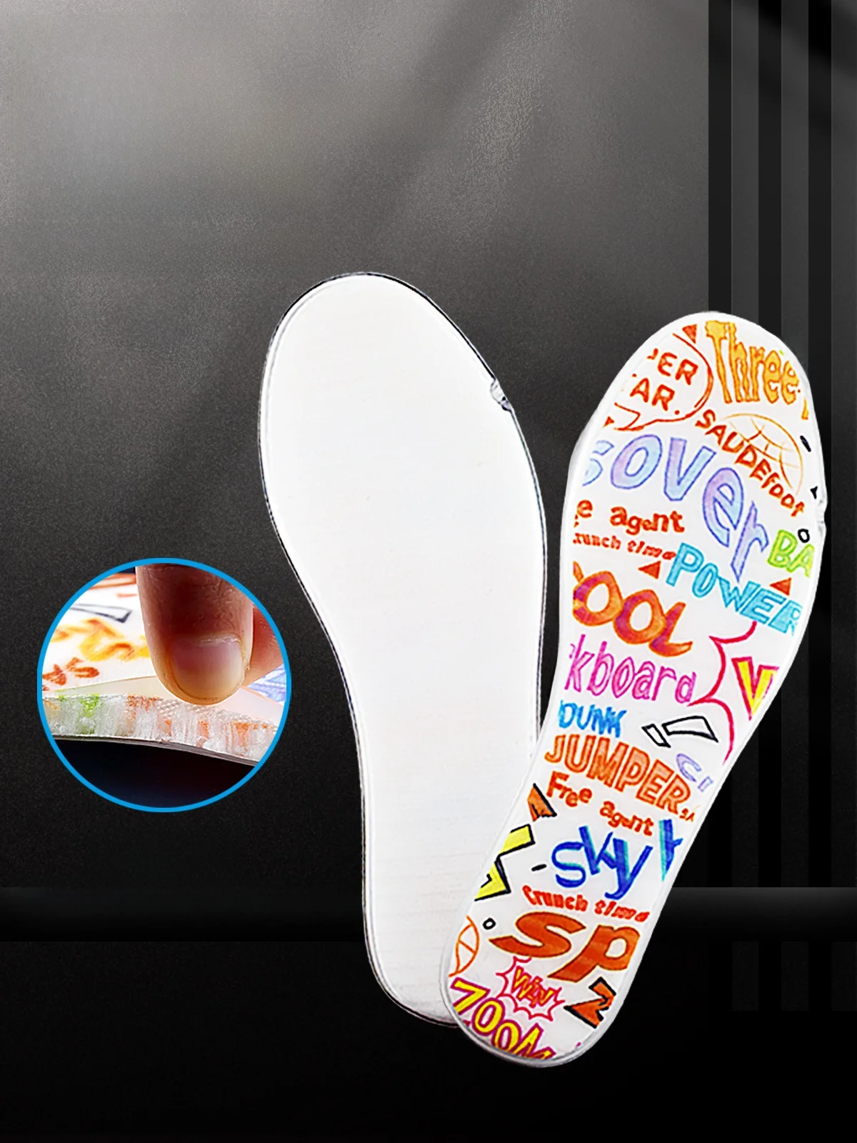 نعال هوائية سميكة للجنسين لأحذية تدريب كرة السلة، امتصاص الصدمات، مرونة كاملة للقدم، مرونة عالية #1