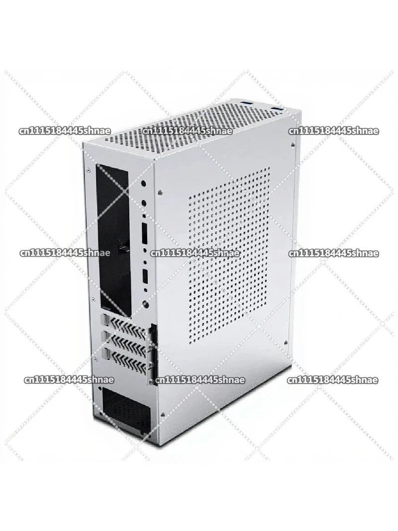 M1 all-aluminum mini computer case matx ITX independent graphics card mini desktop HTPC1U power supply
