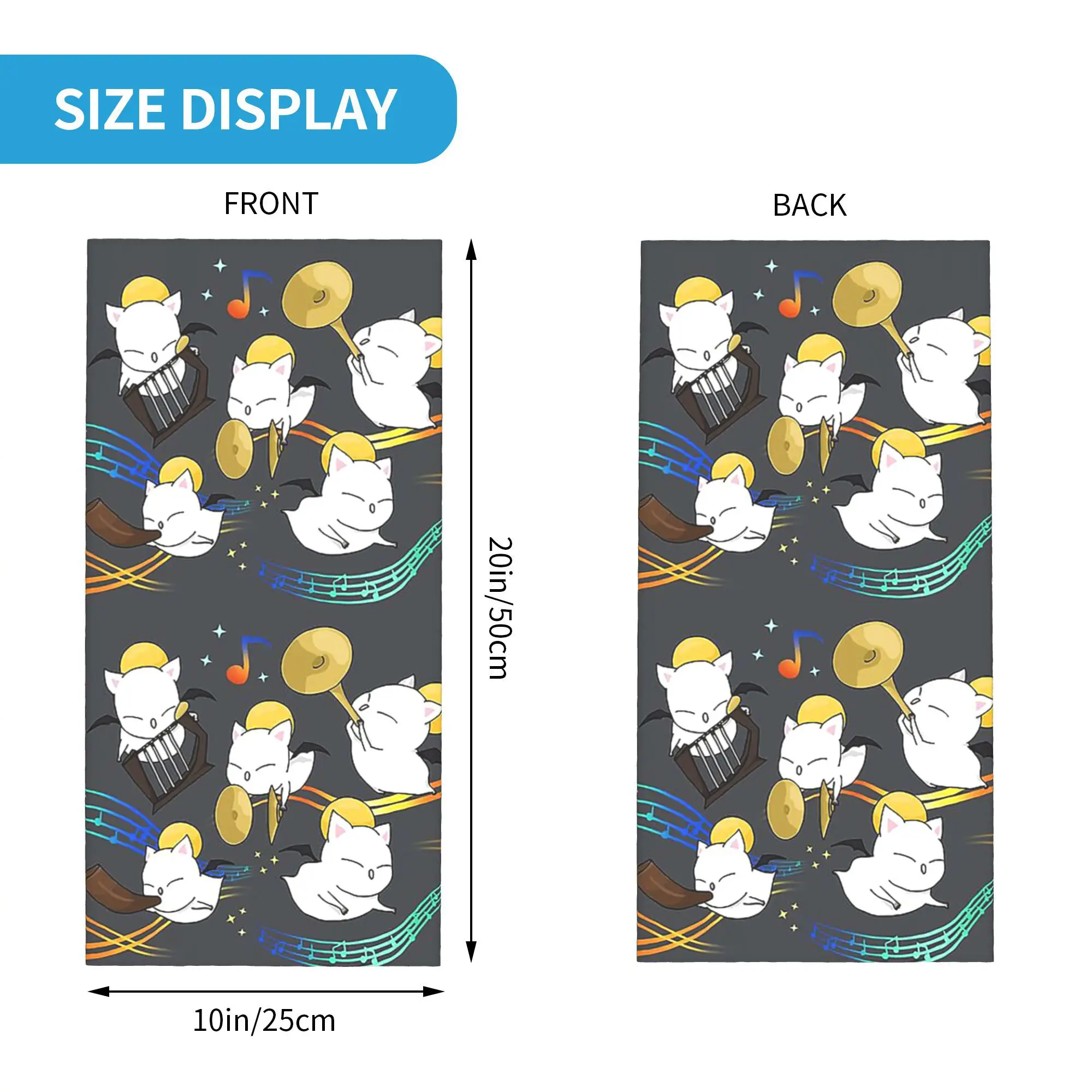 غطاء الرقبة باندانا من بريموغ، وشاح سحري مطبوع، أغطية رأس متعددة الاستخدام للرجال والنساء والكبار، قابلة للغسل