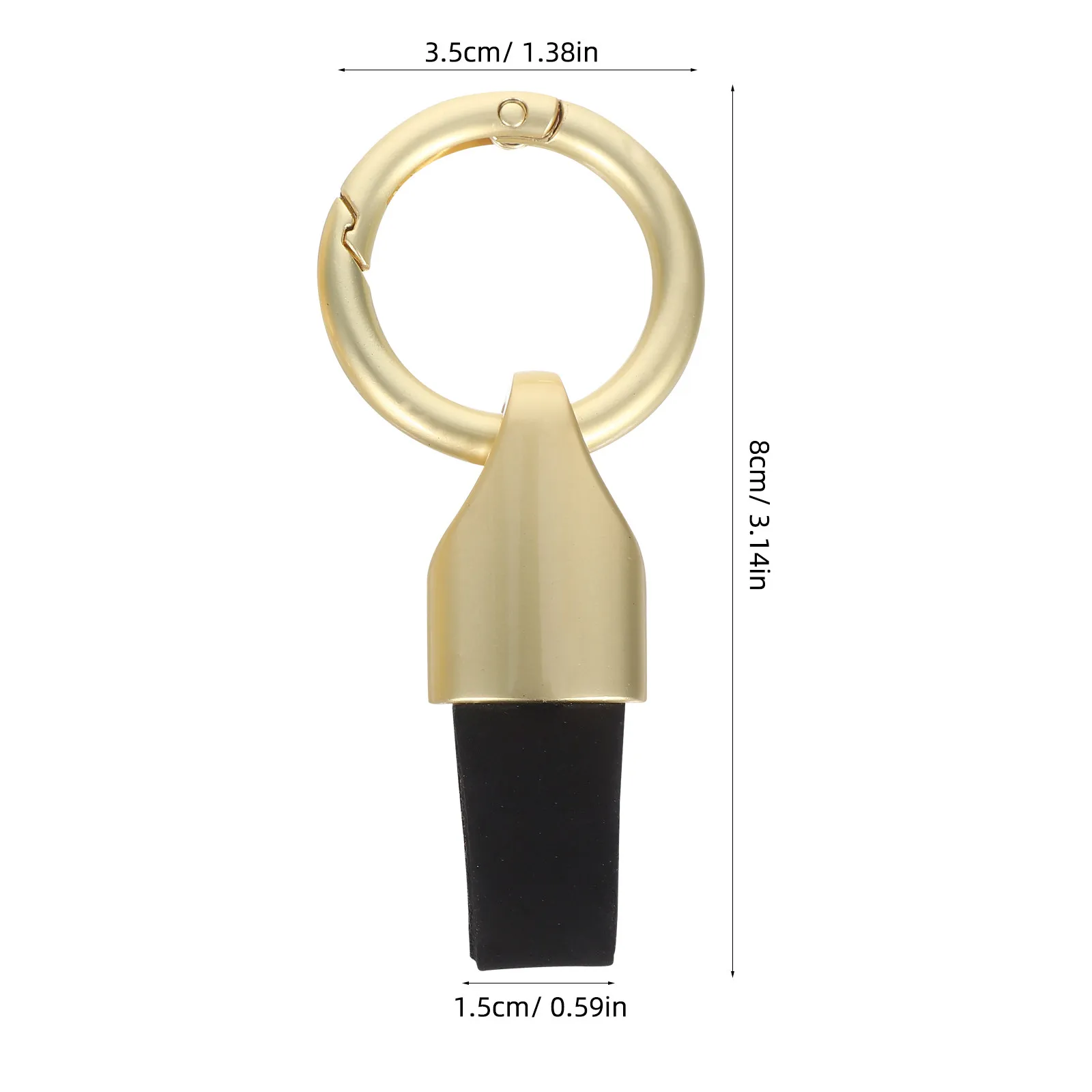 2Pcs Luxury Matte Cowhide Keychain for Car Keys Anti-Lost Key Fob Holder Minimalist Design Lightweight Wear-Resistant