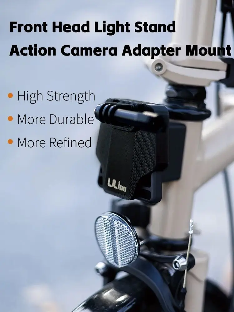 AliExpress NONE Portable Folding Bicycle Light Adapter High Strength PETG Gopro Mount Base For Brompton Bike Accessories