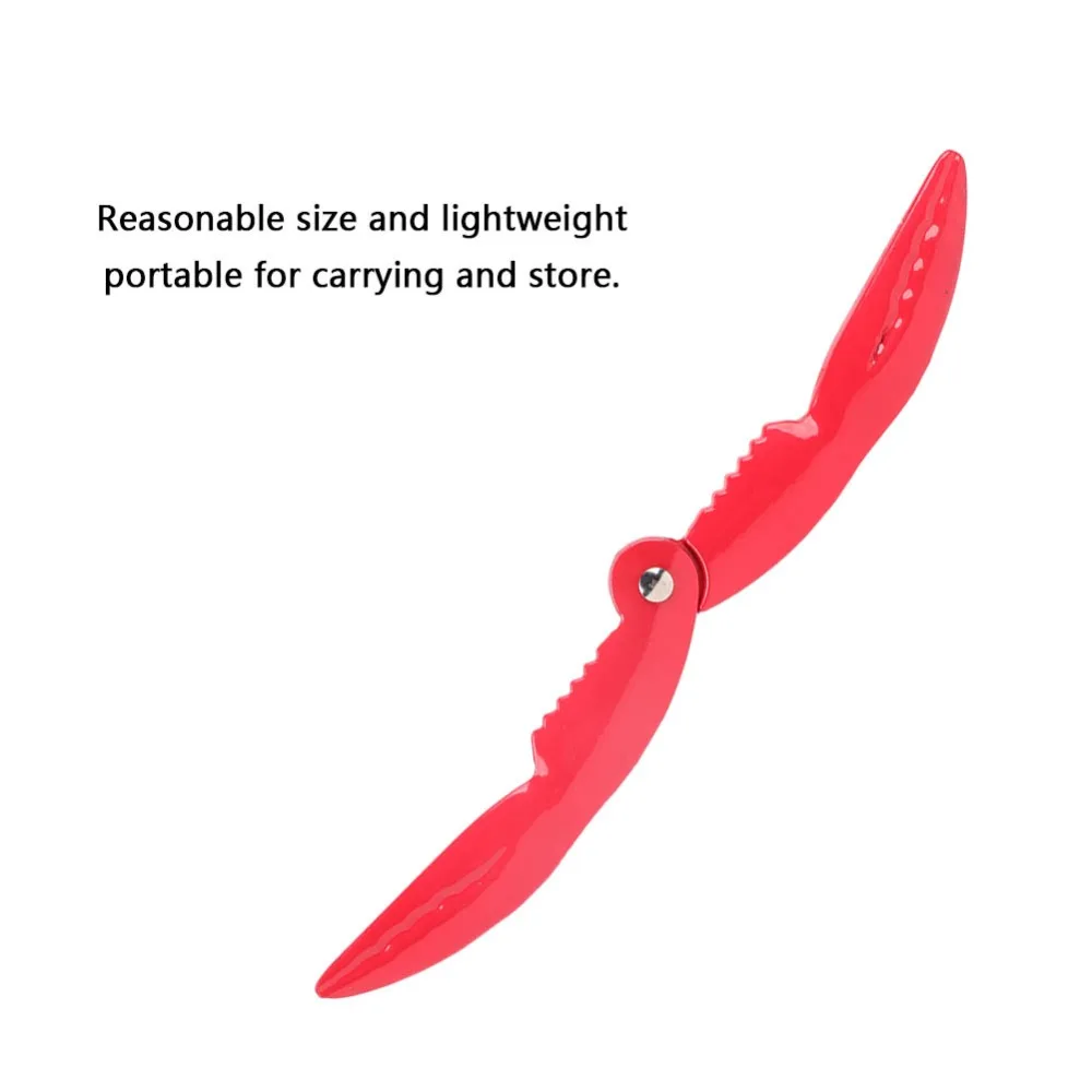 Kitchen Tool Stainless Steel Seafood Clip Red Heavy-Duty Crab Pliers Easy Grip Professional-Grade Lobster Cracker Home Kitche