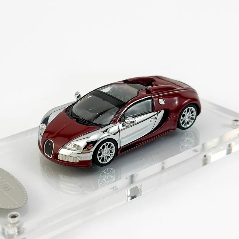 Sterfelijke schaal 1/64 Bugatti Veyron Limited Edition legering speelgoed motorvoertuig gegoten metalen model geschenken