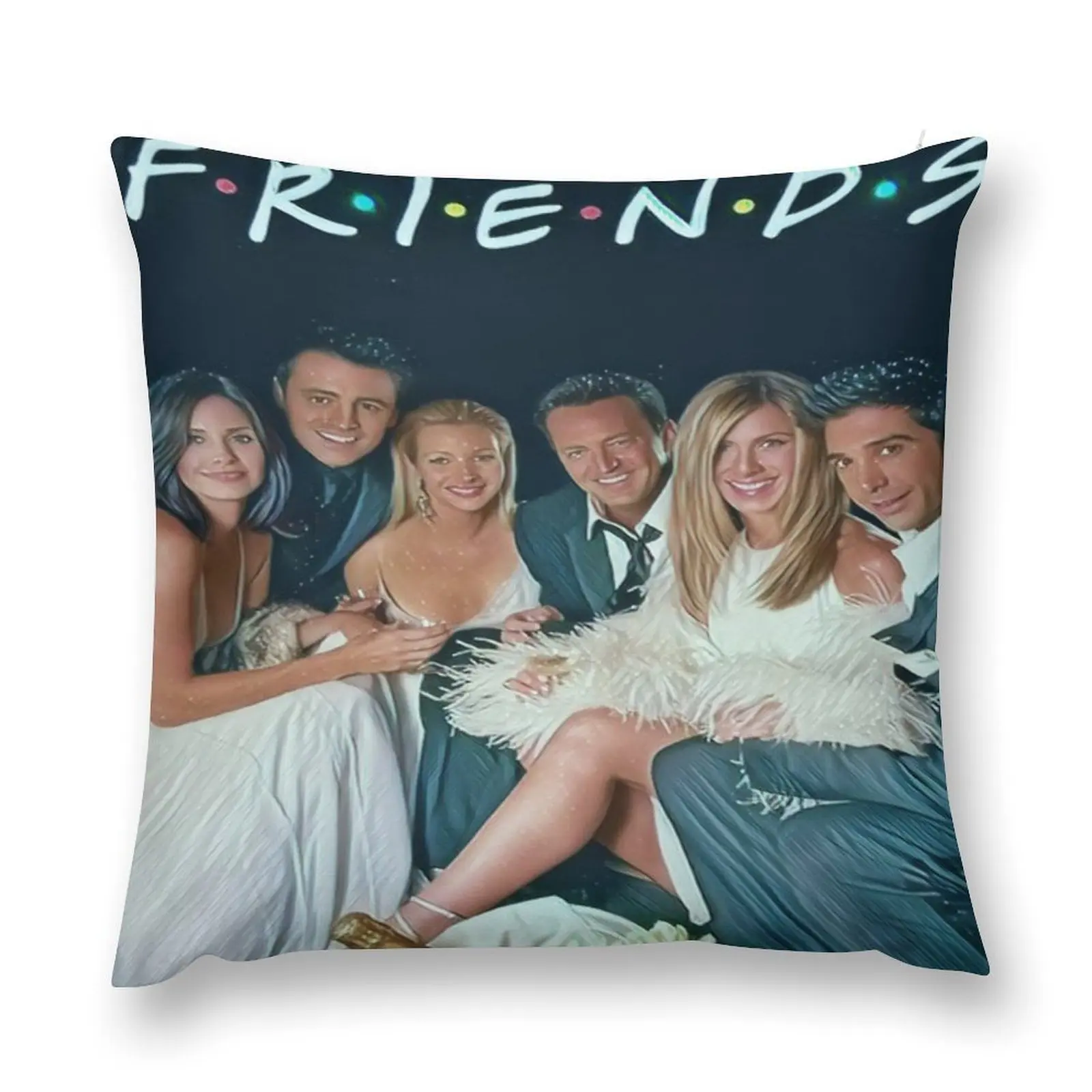 

F.R.I.E.N.D.S Throw Pillow anime girl Cusions Cover Sofas Covers Cushions Cover pillow