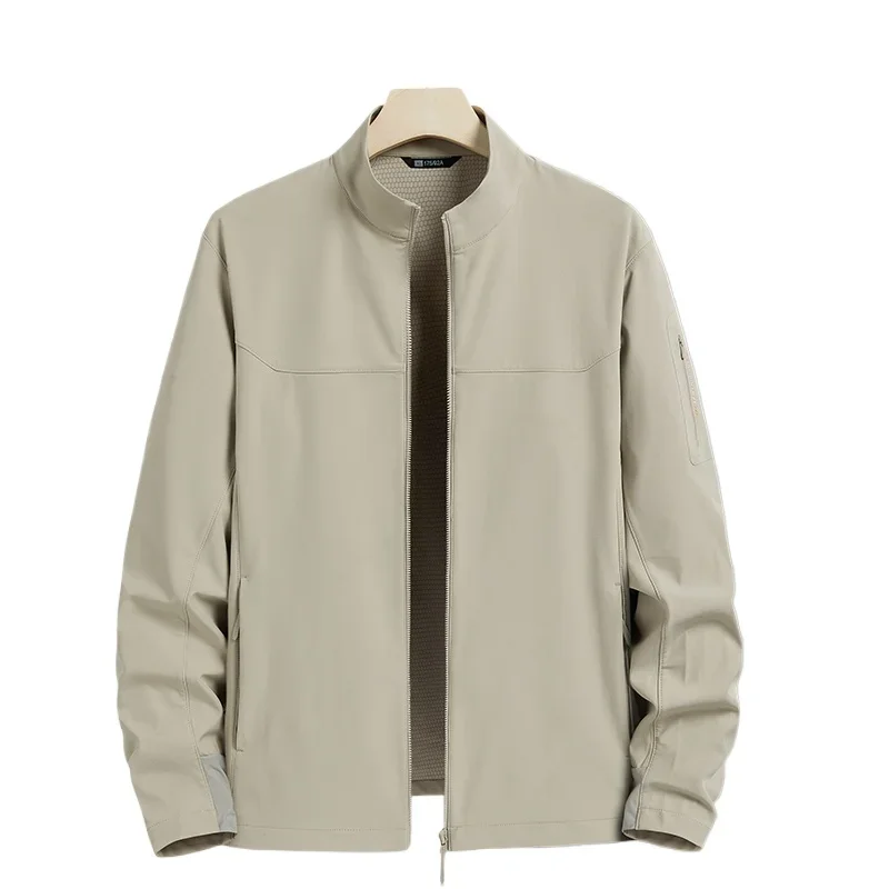 

Trendy Men's Jacket Bomber Jacket - Fashionable Casual Fleece Softshell Jacket without Hood Perfect for Commuting Camping(M-8XL)