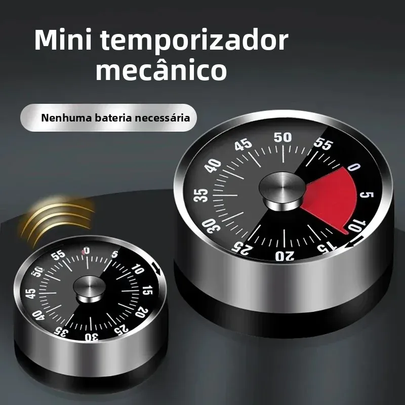 Novo mecânico manual temporizador digital magnético cozinha temporizador cozinhar estudo fitness contagem regressiva despertador gadget acessórios de cozinha