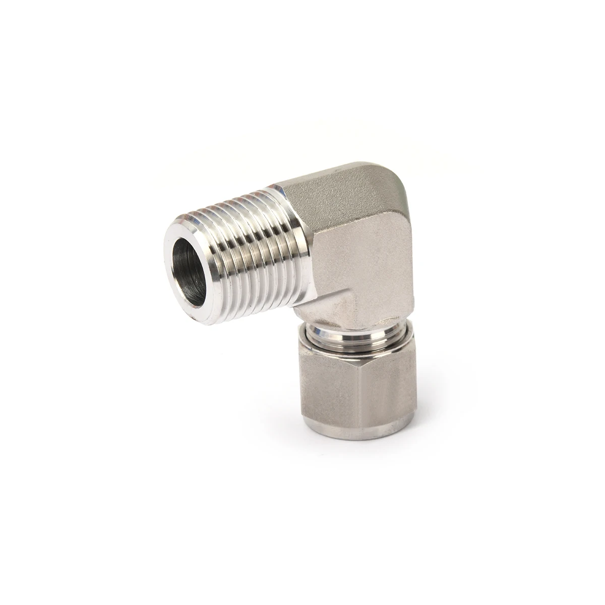 

Tube Connector 316 SS Stainless Steel Instrument Fitting Tube Body Double Ferrule Tube Union Elbow 90 Deg Elbow Joint