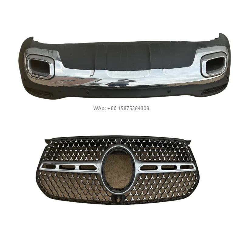 

The New High Quality GLE Is W167 Front Bumper Center Mesh air Intake Grille Rear Bumper Lower Lip Spoiler for