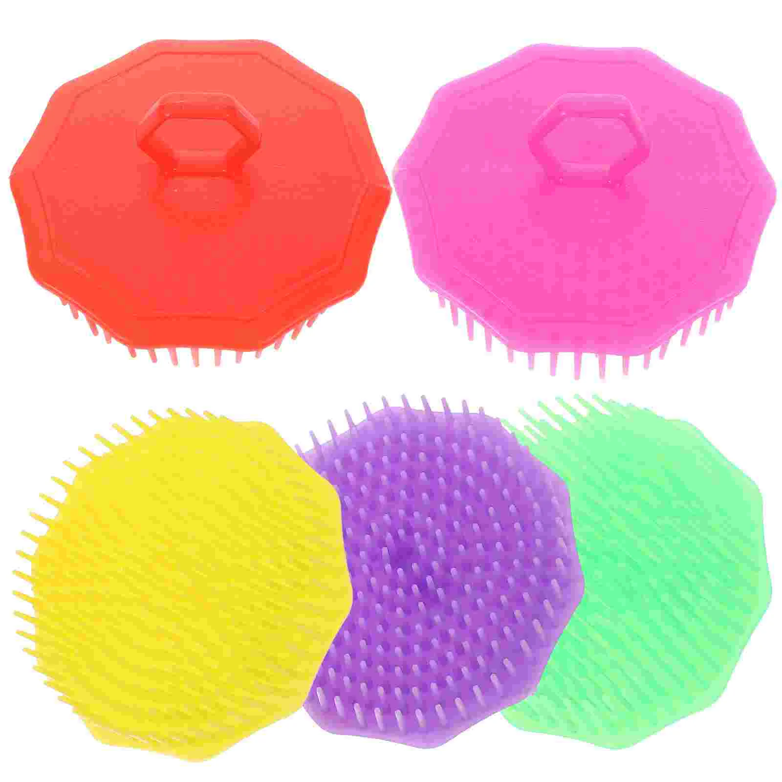 

5 PCS Portable Hair Comb Home Massage Natural Itching Entangled Women Scalp for