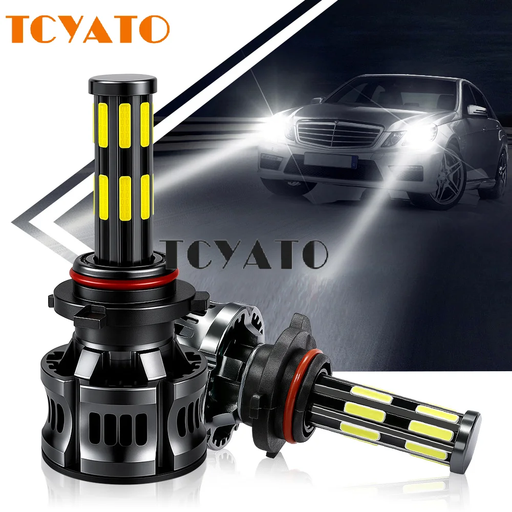 TCYATO Car Light 12/16/20 Side 3D 360 100W H8 H3 H7 H9 9006/HB4 9005/HB3 H4 H11 H1 H13 Led Headlight Bulb Car Light 12V 24V