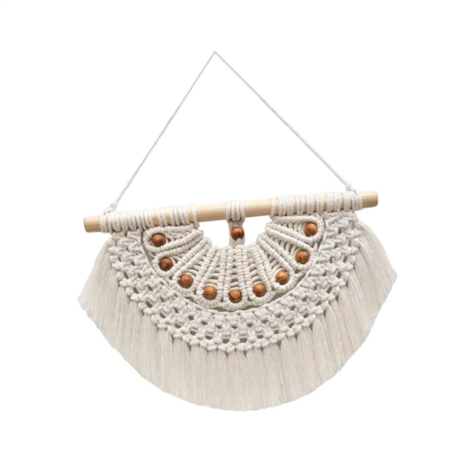 Macrame Wall Decor Bedroom Dorm Home Accent Gift Wedding Backdrop Nursery Party Homestay Handmade Fringe Macrame Wall Hanging