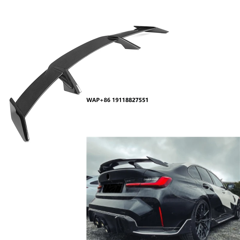 

The Newest Product Dry Carbon Fiber Rear Spoiler MP Style for M3 M4 G80 G82 G83 2021+ G80 G82 G83 Rear Wing Rear Spoiler