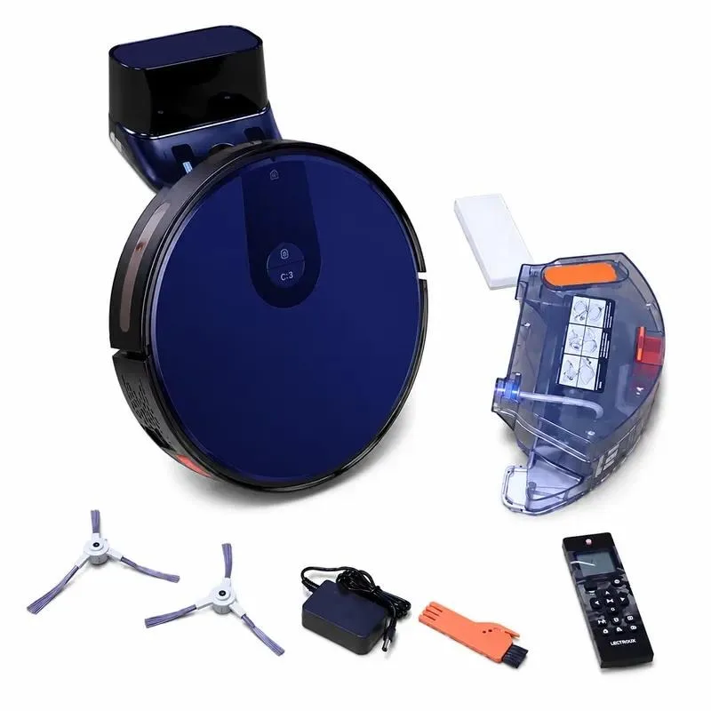 AI Intelligent Rechargeable Automatic Robot Vacuum Cleaner with Mopping Function and Water Tank App Control