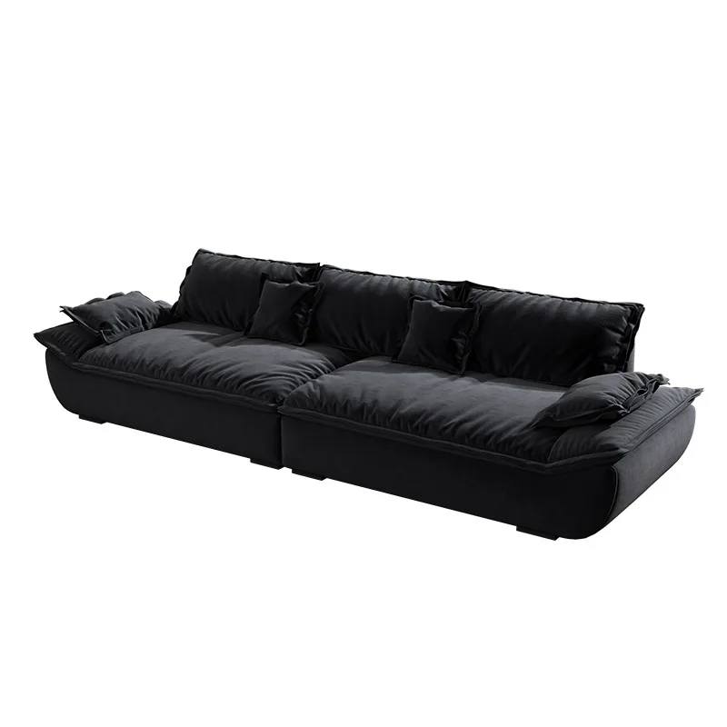American country Oakland sailing sofa super wide sitting deep small apartment living room Italian latex down fabric sofa