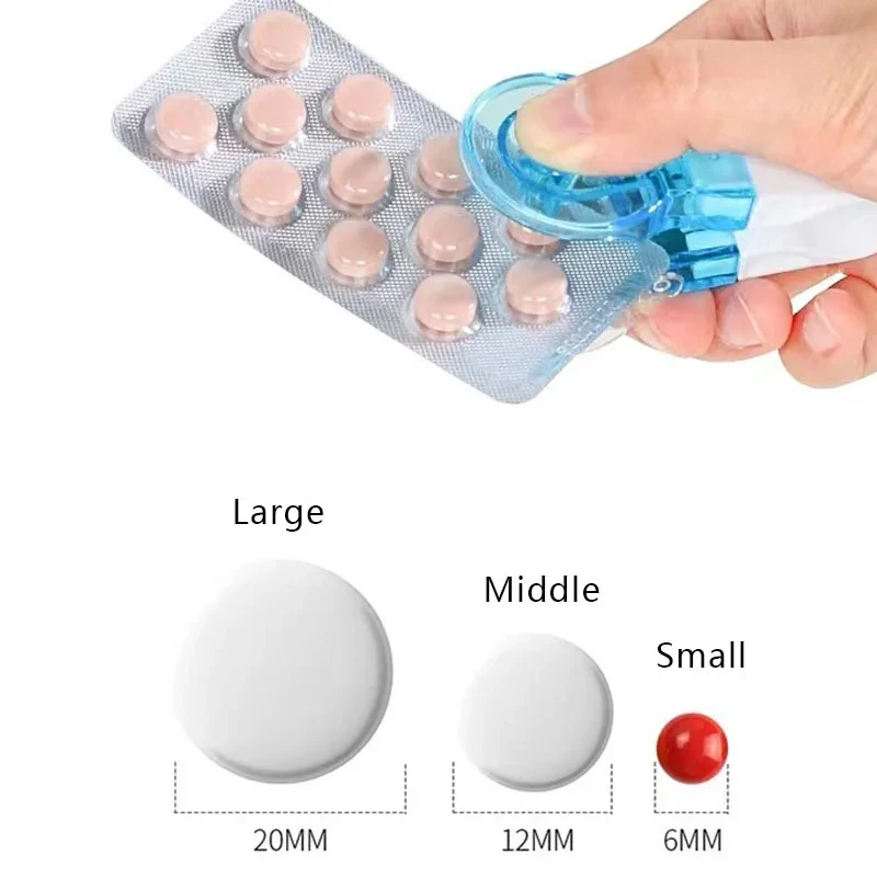 Portable Pill Taker Pill Taker Remover Tablet Pill Blister Pack Opener Assistance Tool No Contact Easy To Take Pill Out