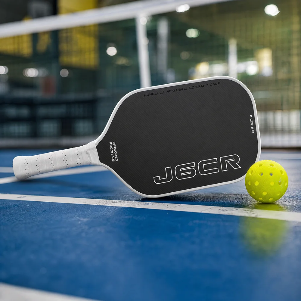 J6CR Pickleball Paddle CFC Carbon Fiber Foam Core Dynamic PowerFlex Rough Surface Power Rebound 5th Gen USAPA Approved image 6