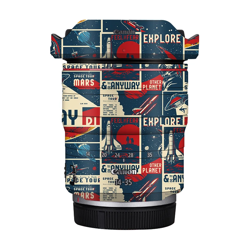 Canon RF14-35F4 Objektiv Haut Kamera Objektiv Aufkleber Aufkleber Wrap Film Schutz Abdeckung Fall Anti-scratch Wasserdicht
