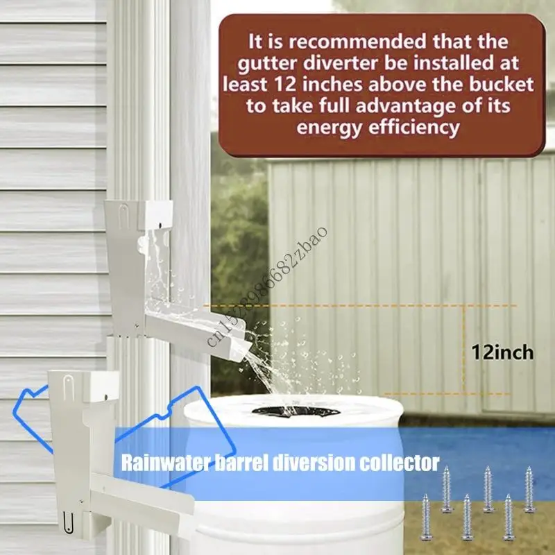 H7EA Professional Rainwater Collection System Diverters System Metal для 3x4inch