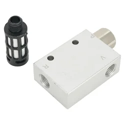 Reliable And Sturdy Portable CV10HS Pneumatic Exhaust Vacuum Generator Ejector With Corrosion Resistant Aluminum Alloy Material