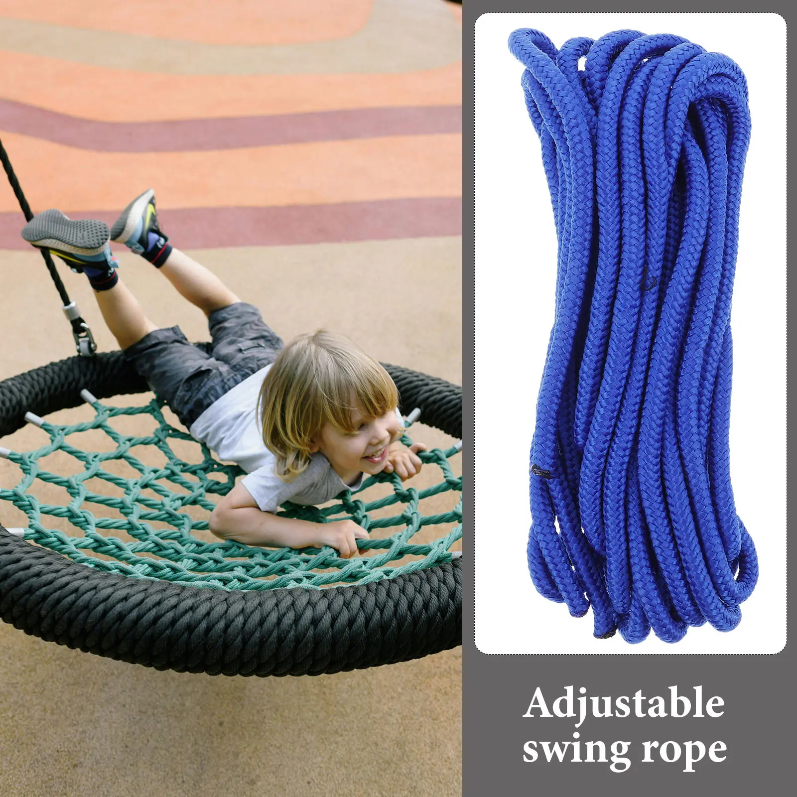 2Pcs Tree Swing Straps Hanging Kit Heavy Duty Adjustable Straps for Hammock Chair Outdoor Camping Suspension Ropes
