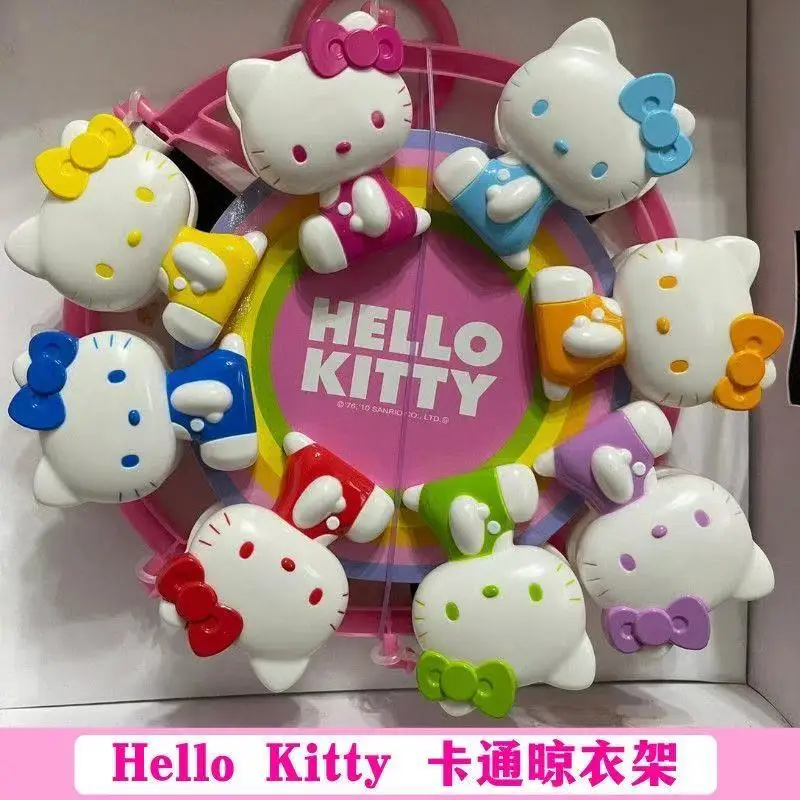 

Hellokitty Cartoon Round Clothesline Underwear Socks Kitty Cat Underwear Pants Hellokitty Cat Clothesline Multi-Functional