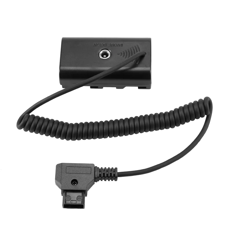 Cavo adattatore di alimentazione per connettore D-Tap a NP-F batteria fittizia per NP F550 F570 F770 NP F970