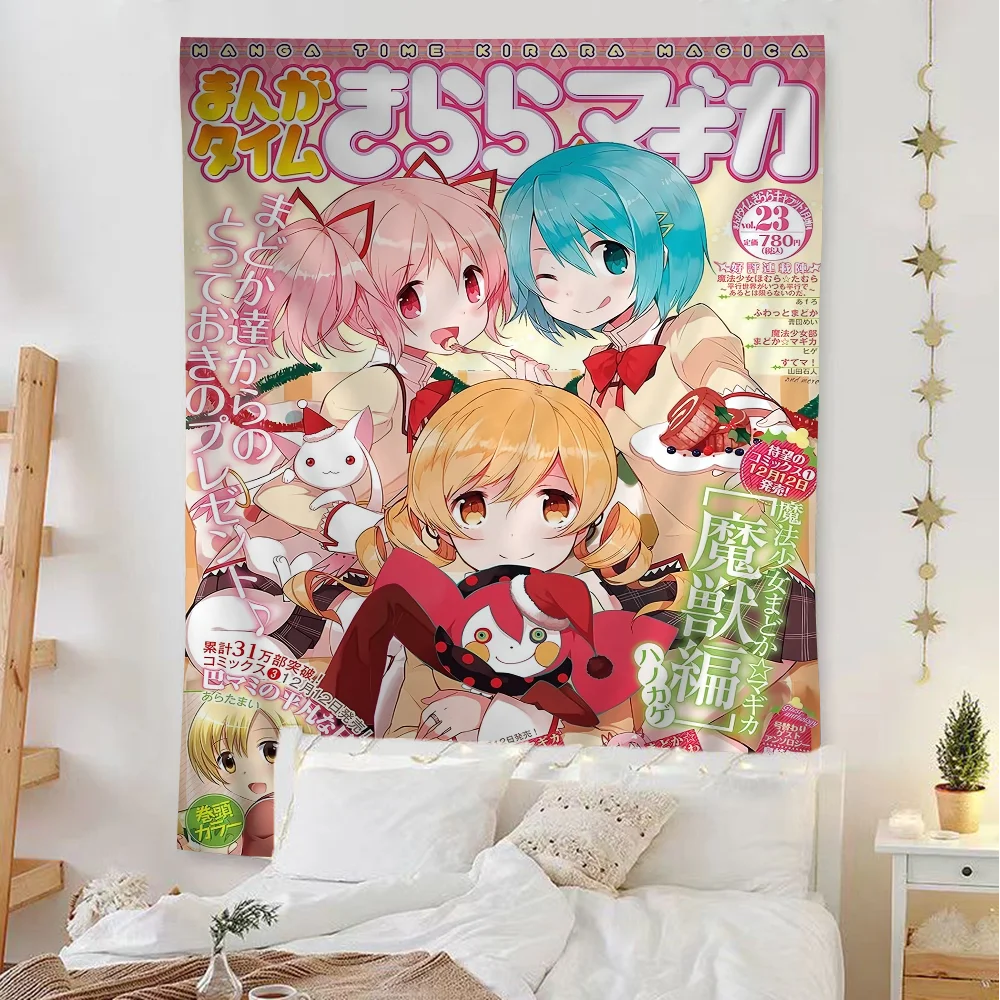 

Magi Madoka Magica аниме гобелен настенное украшение домашний настенный домашний декор