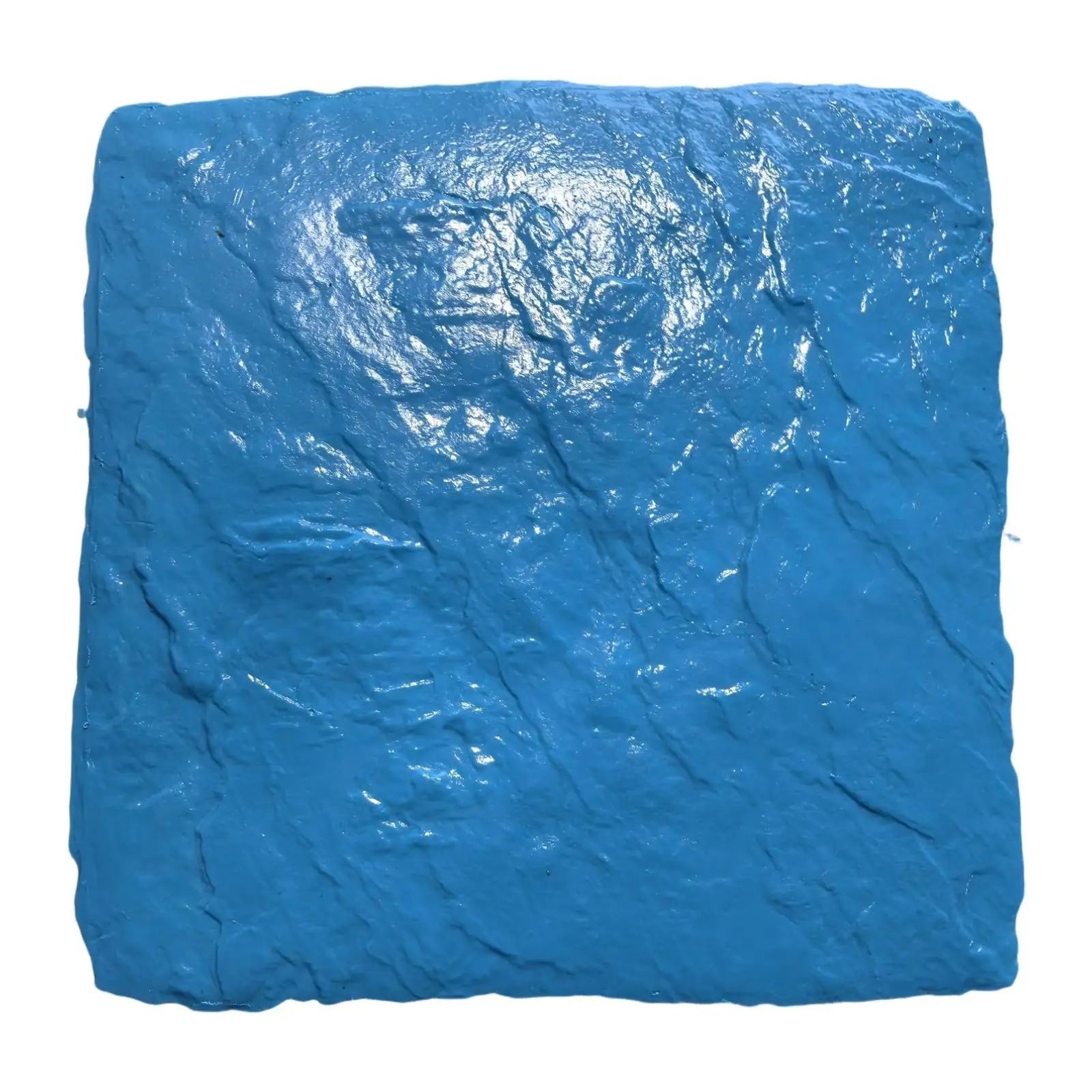 Concrete Stamp Blue Paving Pattern Maker Realistic Floor Imprinting Stone Texture for Courtyard Landscaping Decorative Wall
