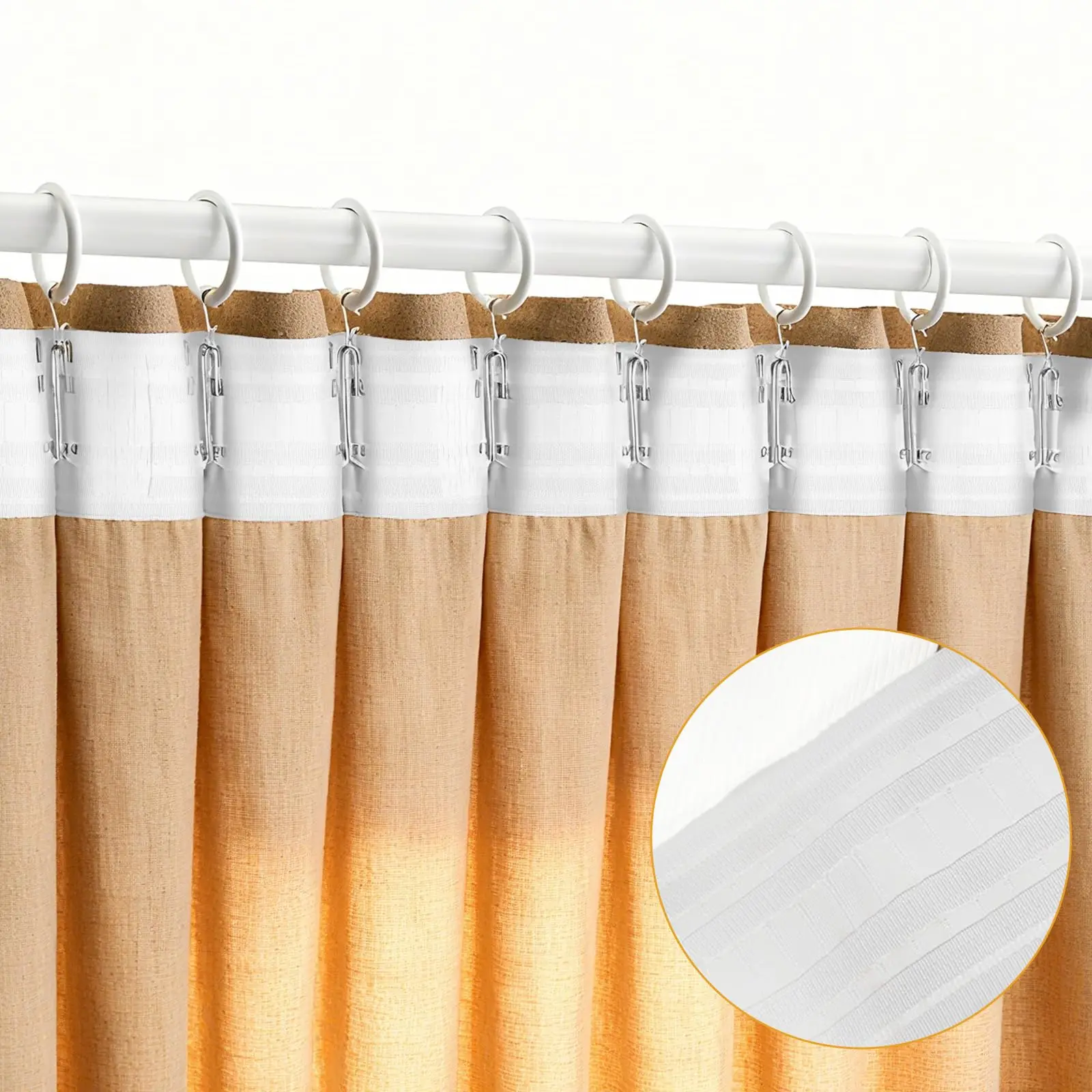 Multi-functional Curtain Tape Curtain Header Tape Curtains Pinch Pleat Tapes Narrow Heading Tapes Cloth Heading Belt Linings