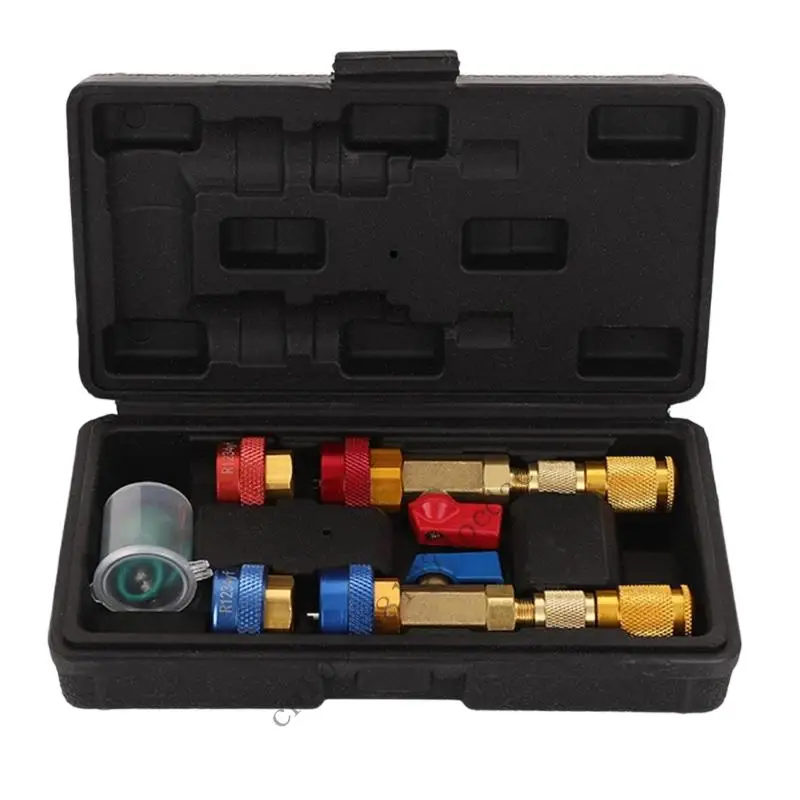 

Universal Car Valves Replacement Tool High Accuracy Valves Remover set Suitable for R134a R1234yf R22