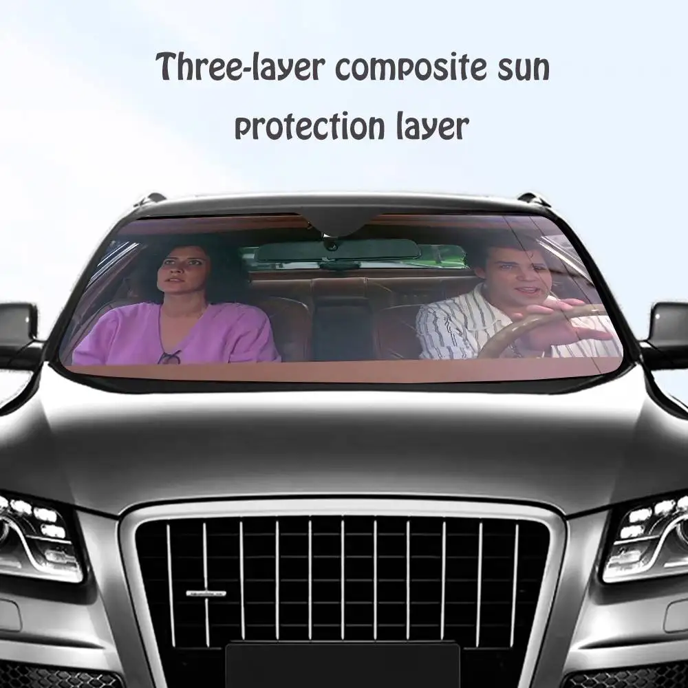 

G-Goodfellas Driving Car SunShade Windshield Sun Shade Personalized Picture Block UV Rays Visor Protector