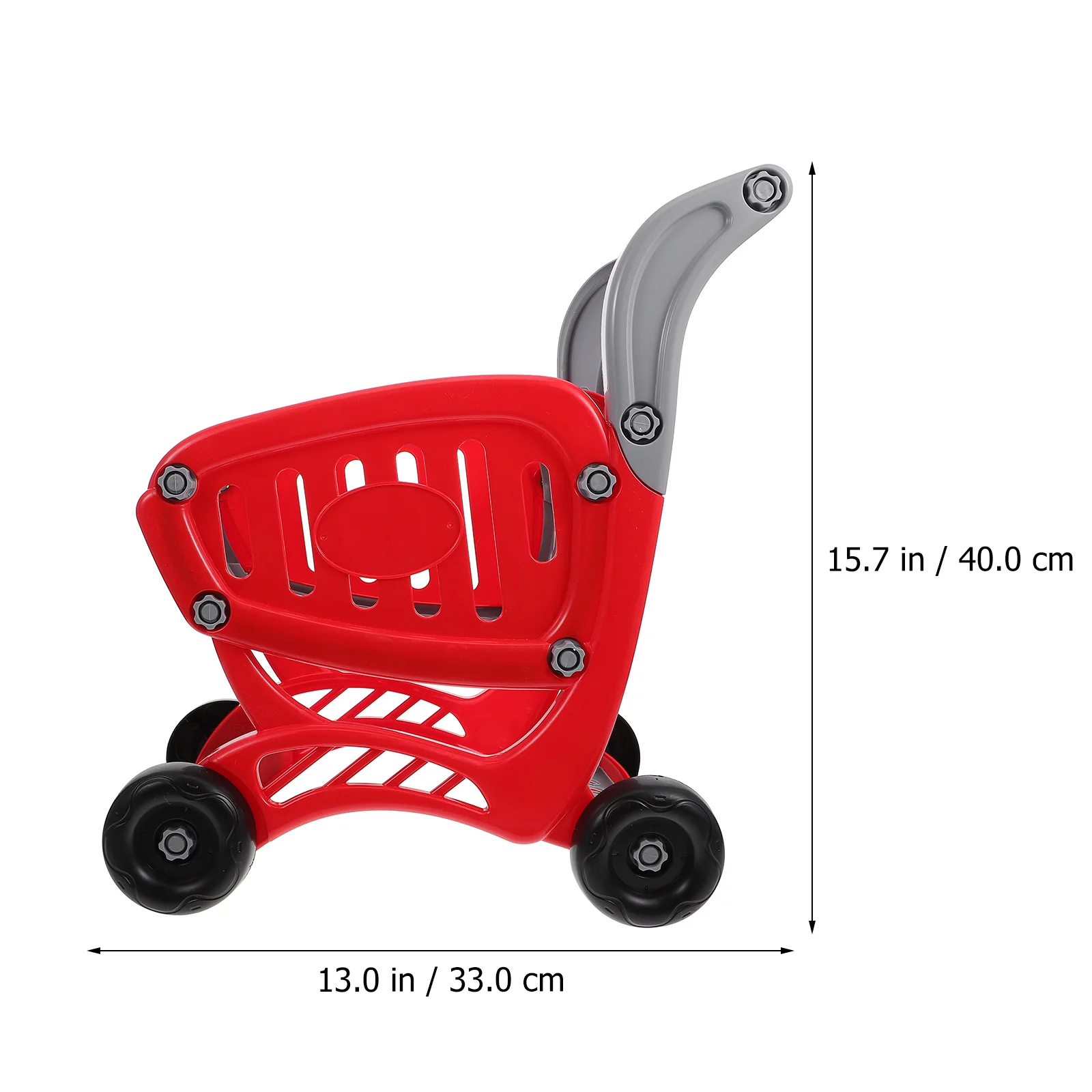 2-delig simulatie mand speelgoed grappig fantasiespel kind gesimuleerd speelgoed voor peuters kinderen speelgoed trolley