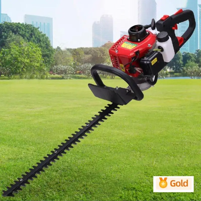 CheapTwo-Stroke Benzina Doppia Lama Luce Tagliasiepi Tea Tree Trimmer Zaino Giardino Ramo Spesso Trimmer Electri